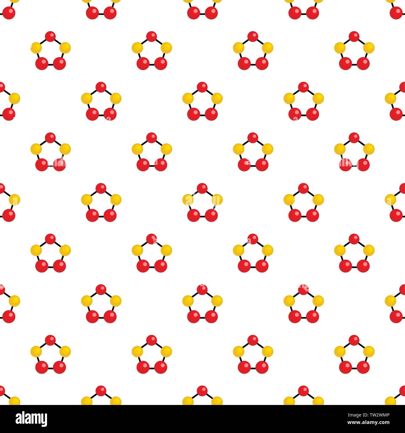 Hexagonal lattice pattern seamless vector repeat for any web design ...