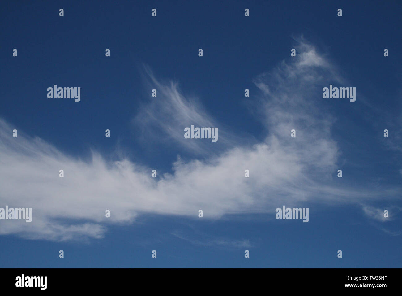 Low angle view of clouds in the sky Stock Photo