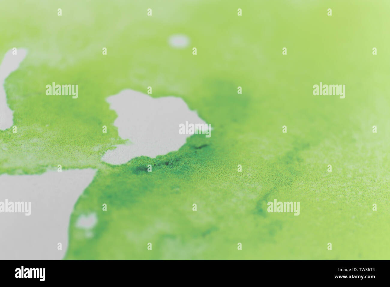 Abstract green watercolor background Stock Photo - Alamy