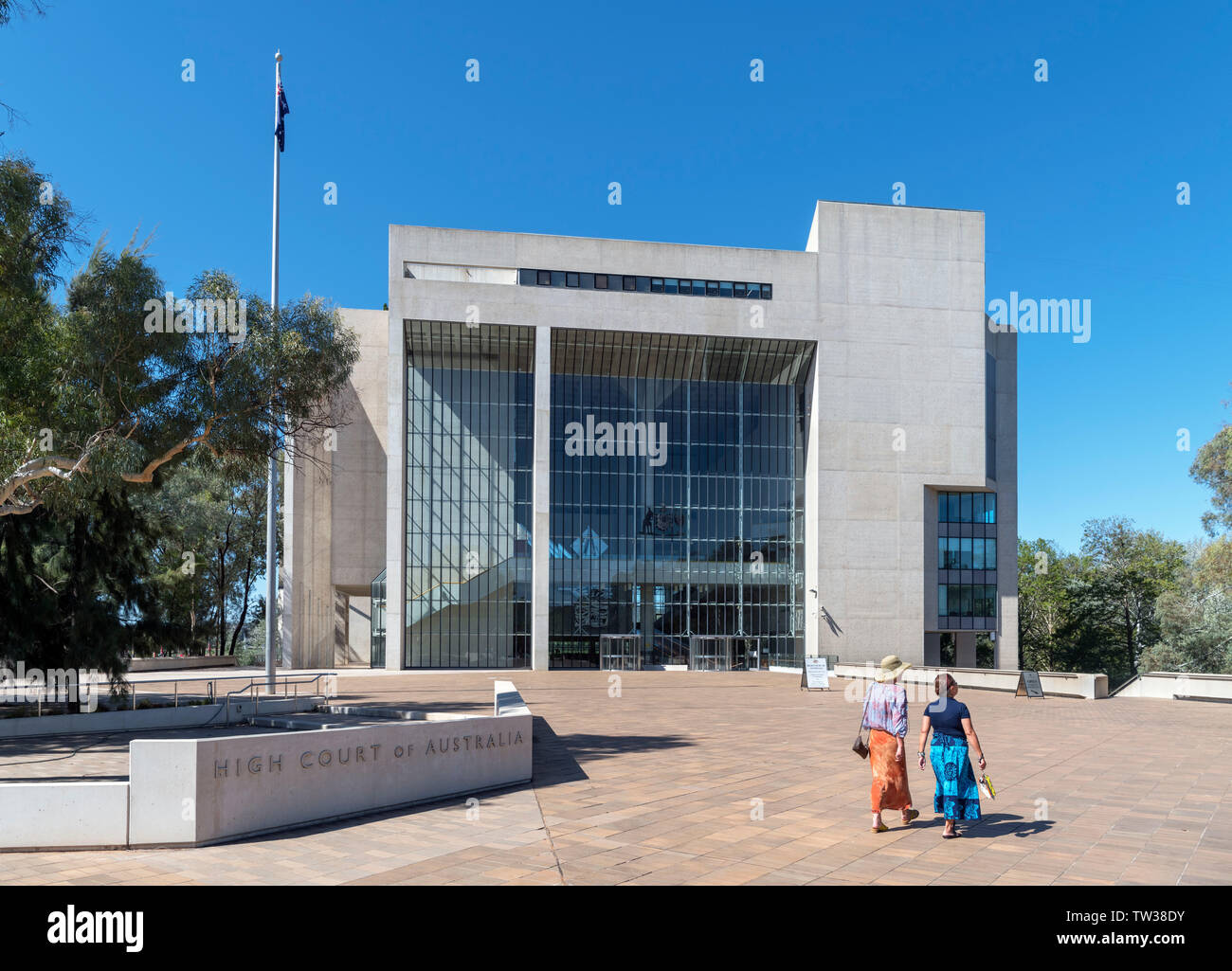 The High Court of Australia, Parliamentary Triangle, Canberra, Australian Capital Territory, Australia Stock Photo