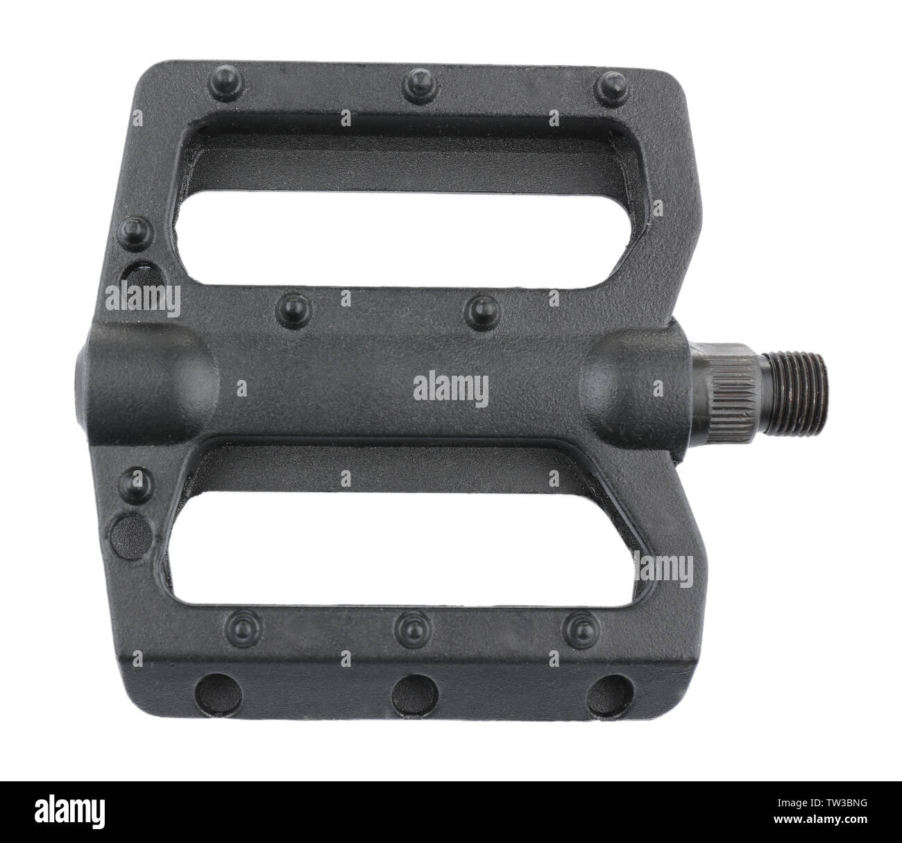 Bicycle pedal on white background Stock Photo Alamy