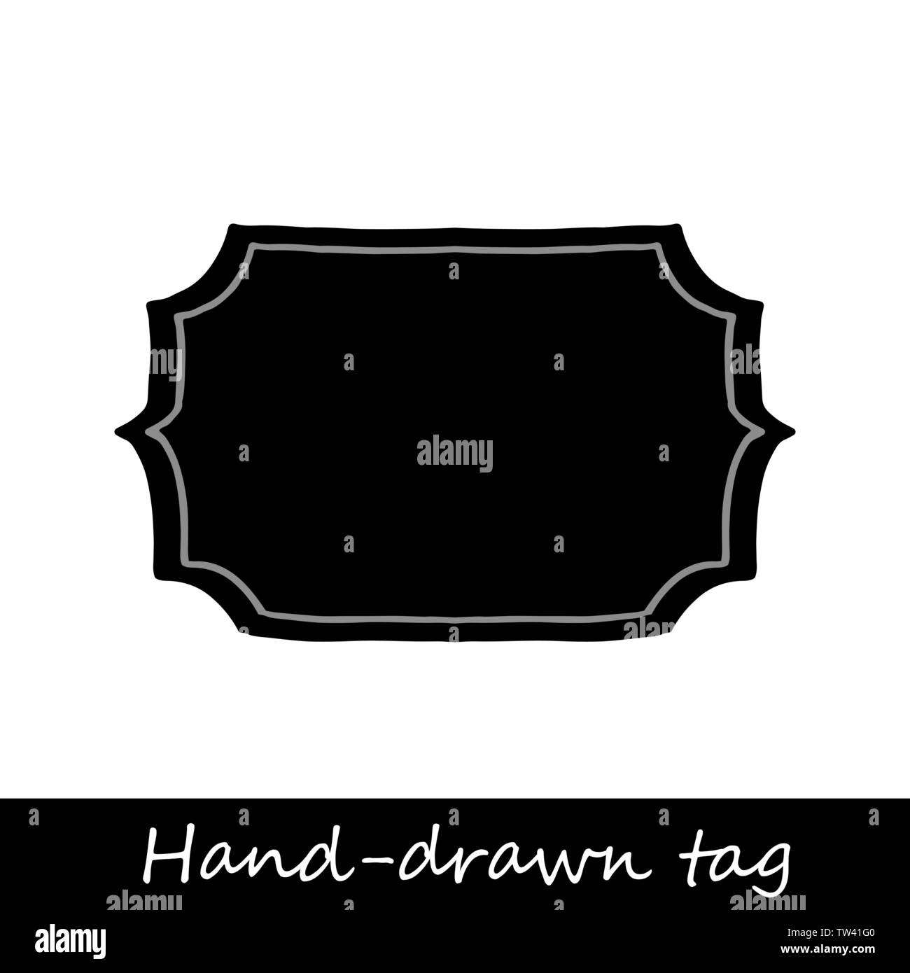 Hand drawn vector handmade, craft knitting and art labels Stock Vector ...