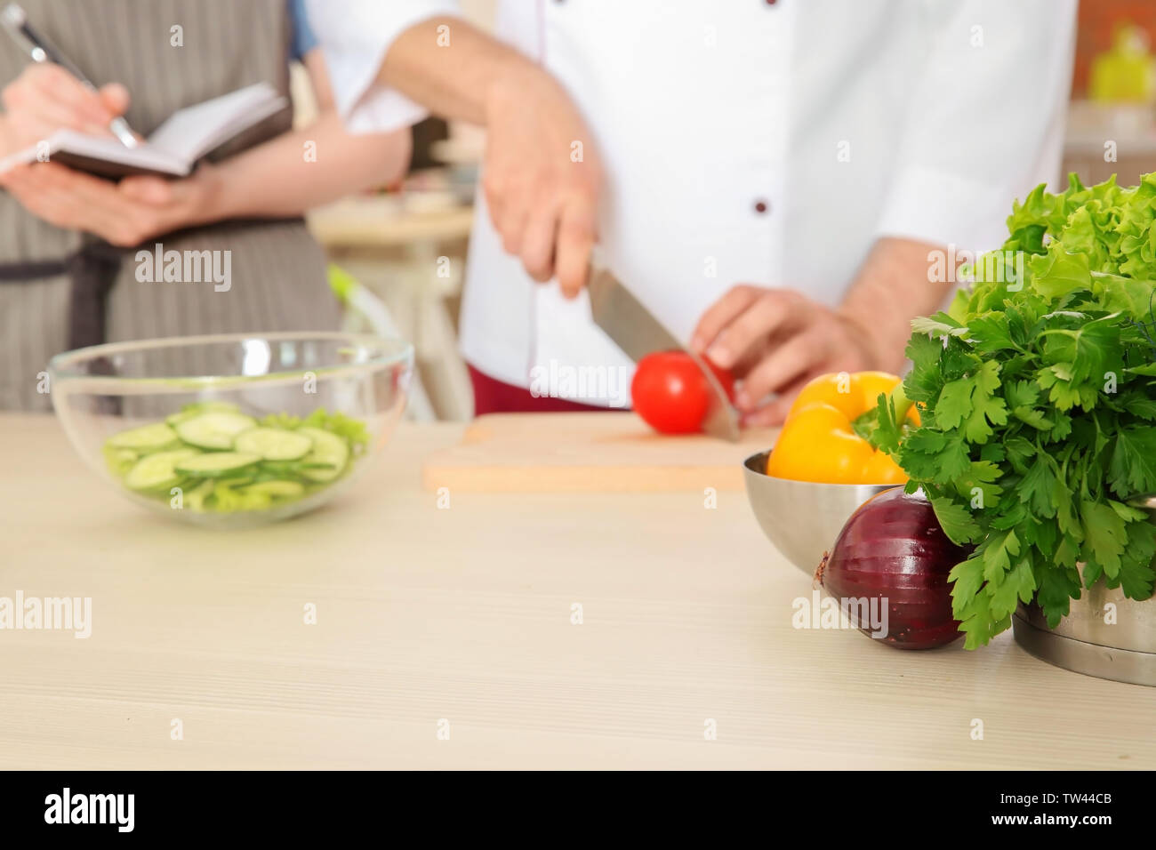 Man cooking recipe notes hi-res stock photography and images - Alamy