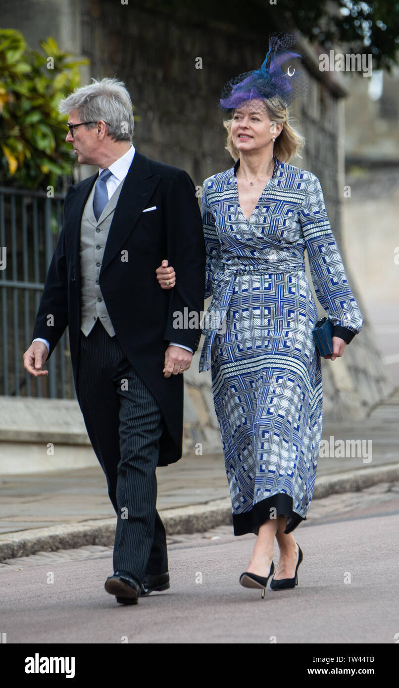The wedding of Lady Gabriella Windsor and Thomas Kingston at St. George's Chapel, Windsor Featuring: Lady Helen Taylor, Timothy Taylor Where: Windsor, United Kingdom When: 18 May 2019 Credit: John Rainford/WENN Stock Photo