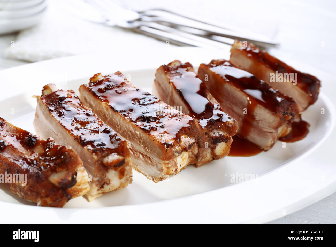 Soy sauce pork ribs hires stock photography and images Alamy