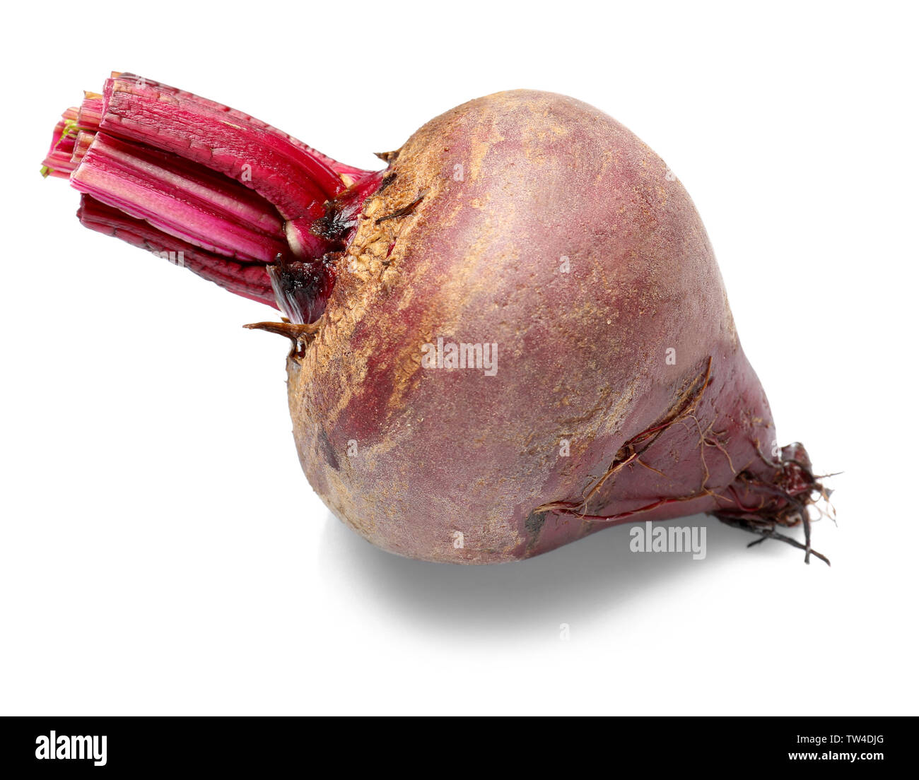 Delicious ripe beet on white background Stock Photo