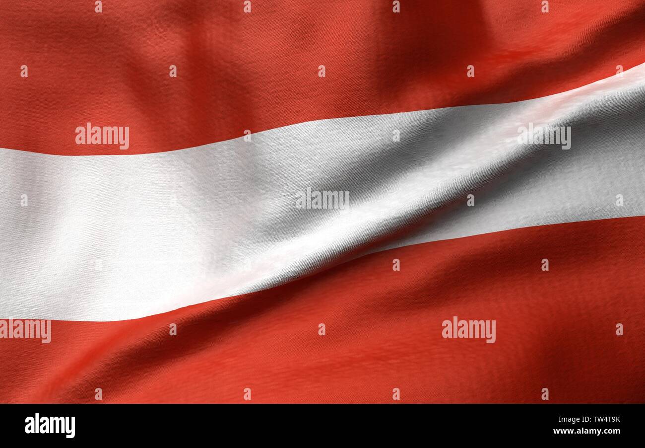 3D Illustration of Austria Flag Stock Photo - Alamy