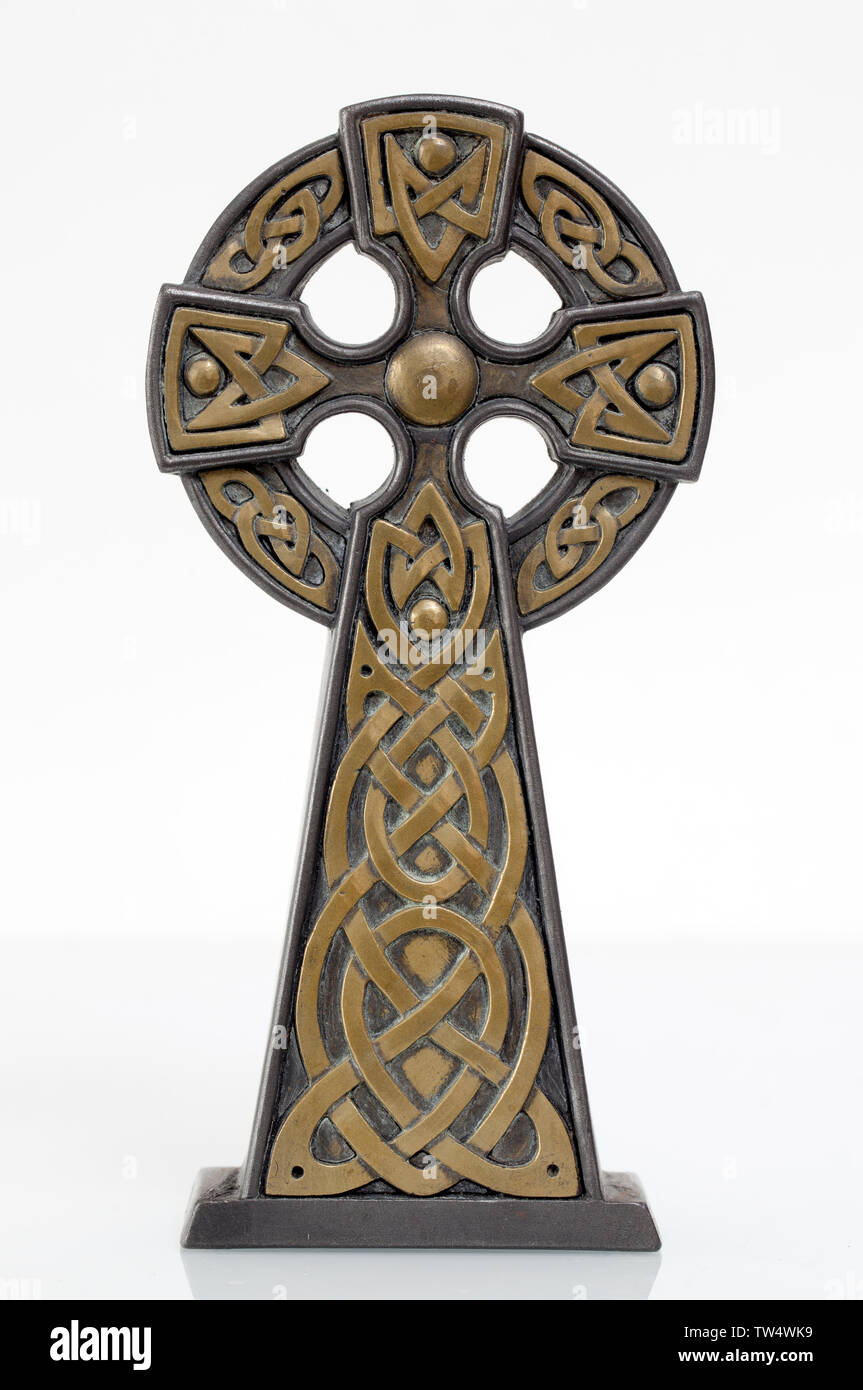 Vintage Celtic Cross Stock Photo
