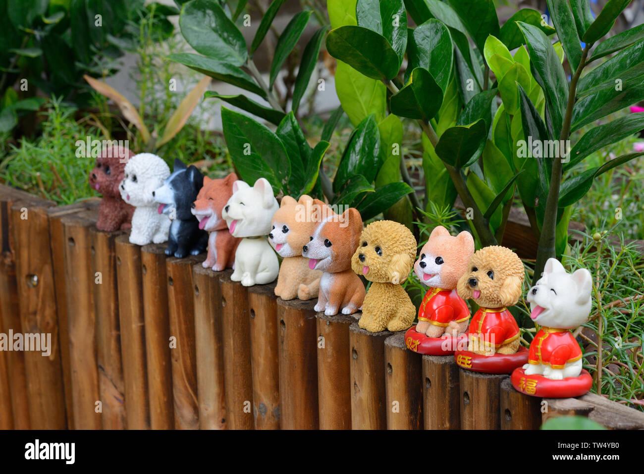 Car furnishings dog furnishings cute doll material details main picture