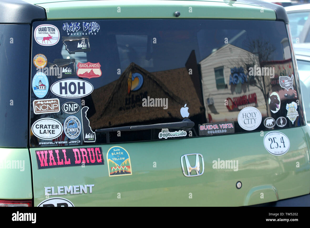 Car automobile bumper stickers hires stock photography and images Alamy