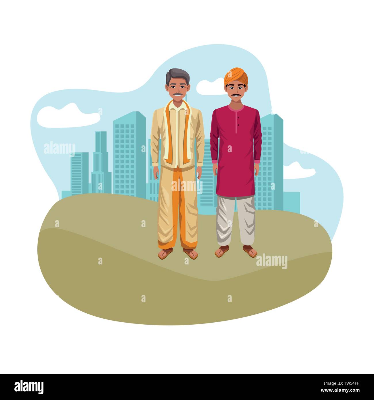 indian men avatar cartoon character Stock Vector Image & Art - Alamy