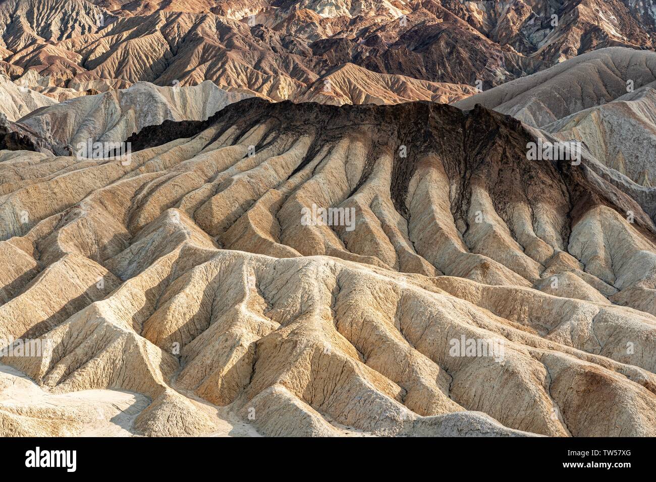 Zabriskie Point Part of the Death Valley National Park system in California which holds the