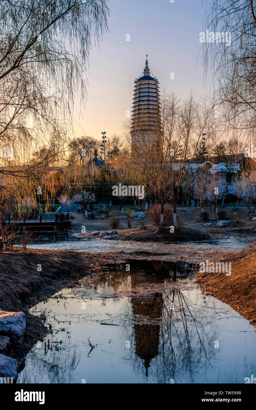 The imperial aunt of Shenyang, Liaoning Province. Stock Photo