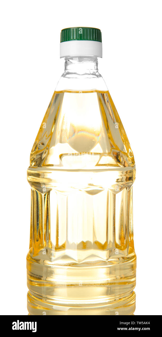 Bottle of cooking oil, isolated on white Stock Photo Alamy