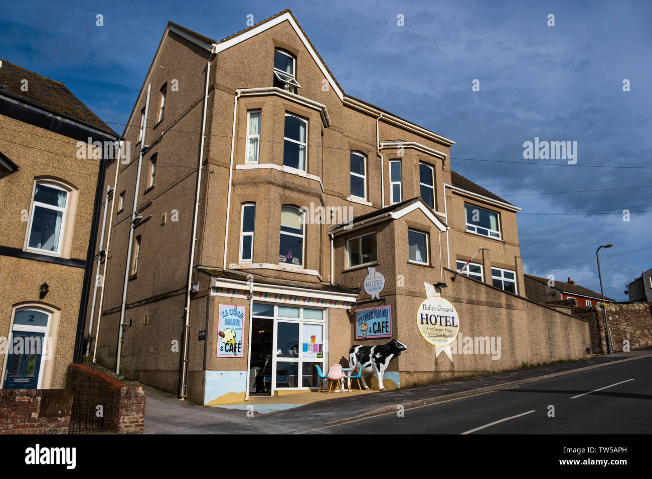 bailey ground hotel and café seascale Stock Photo