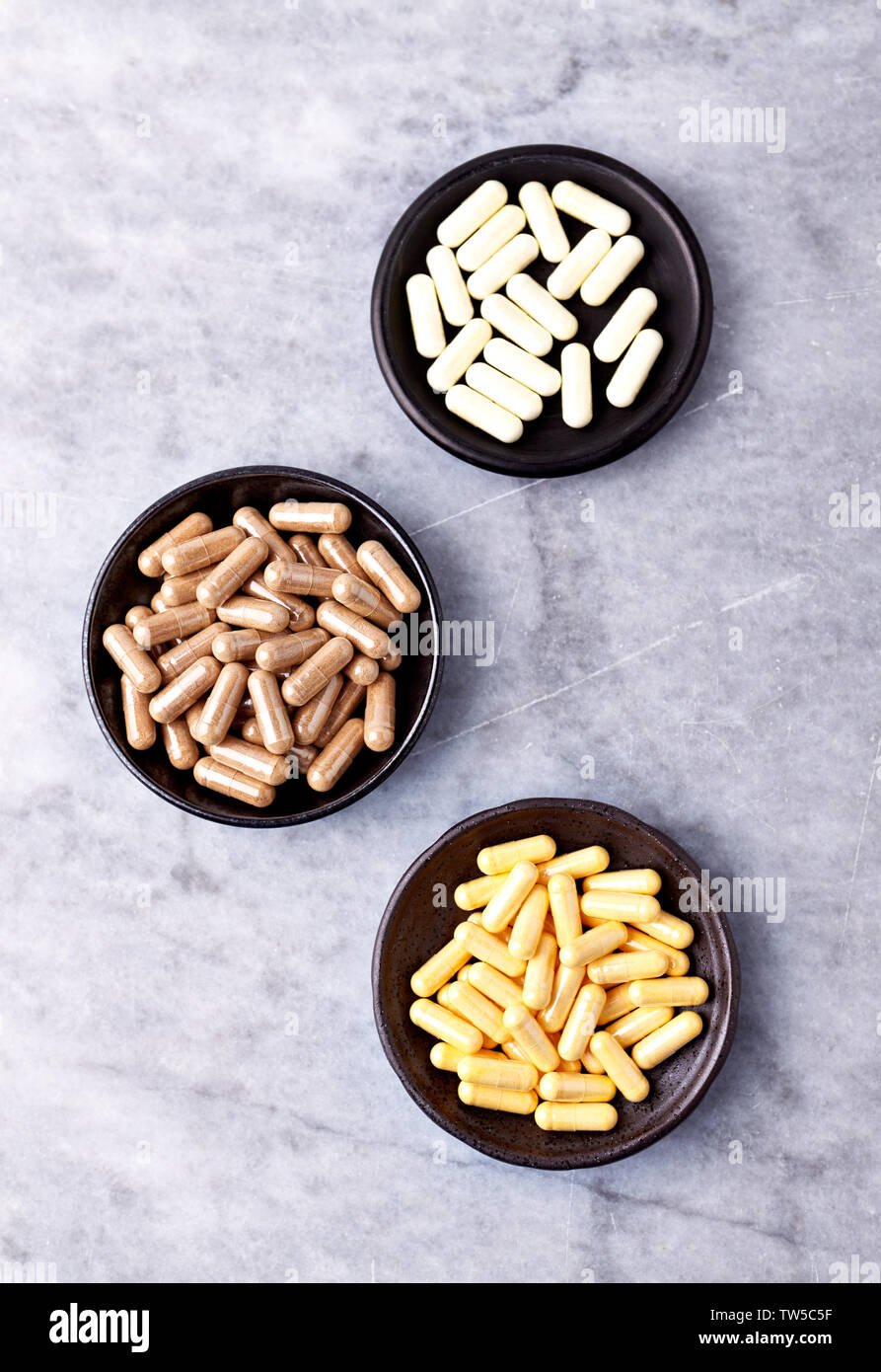 Coenzyme Q10, Alpha Lipoic Acid and Green Tea capsules. Immune system