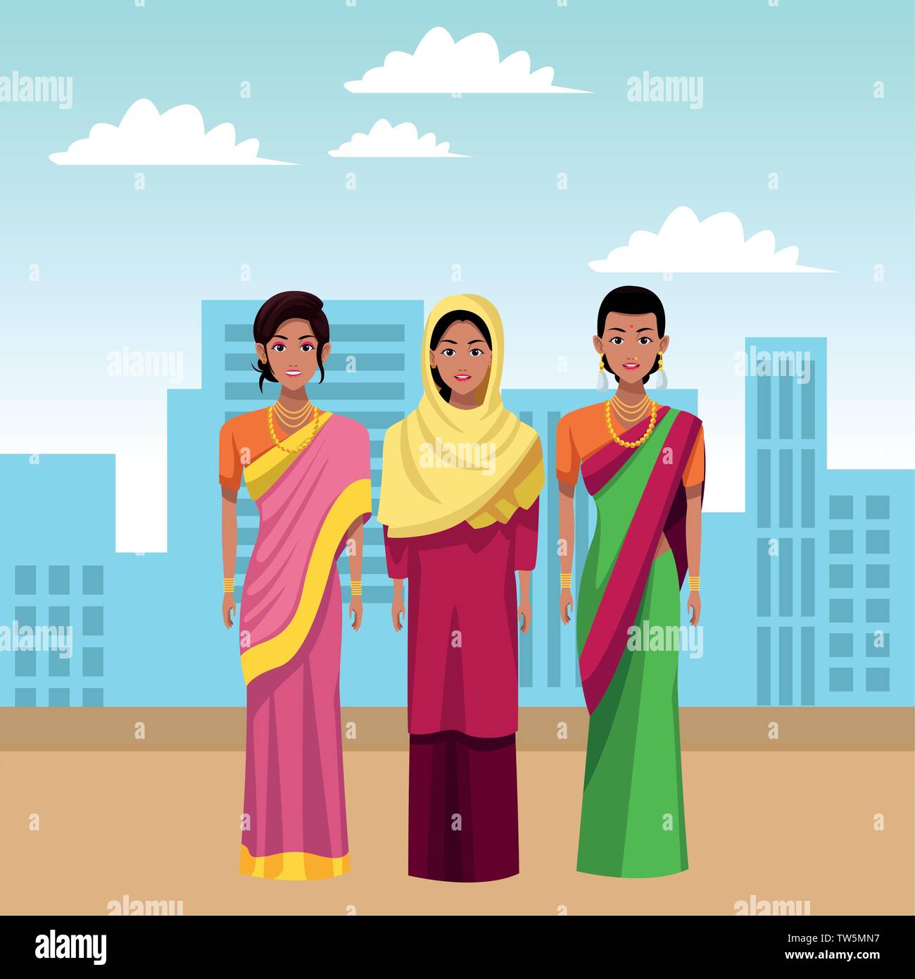indian woman avatar cartoon character Stock Vector Image & Art - Alamy