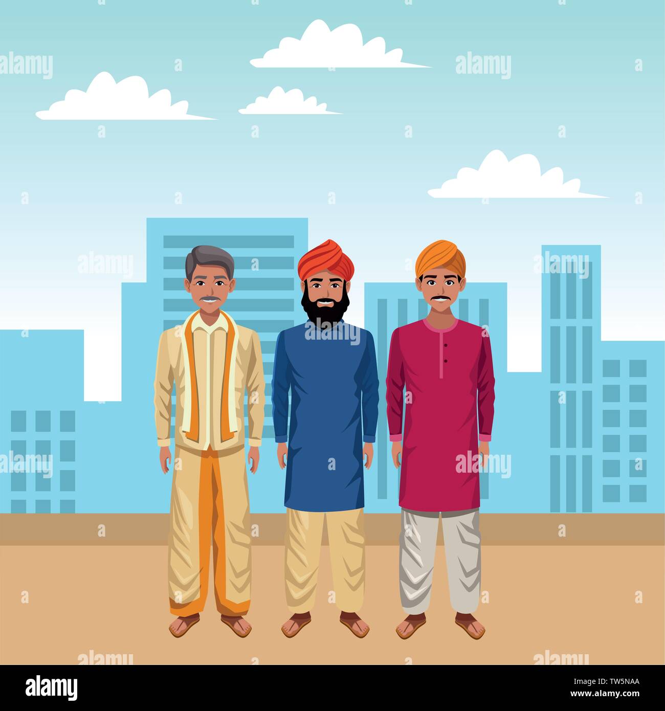indian men avatar cartoon character Stock Vector Image & Art - Alamy