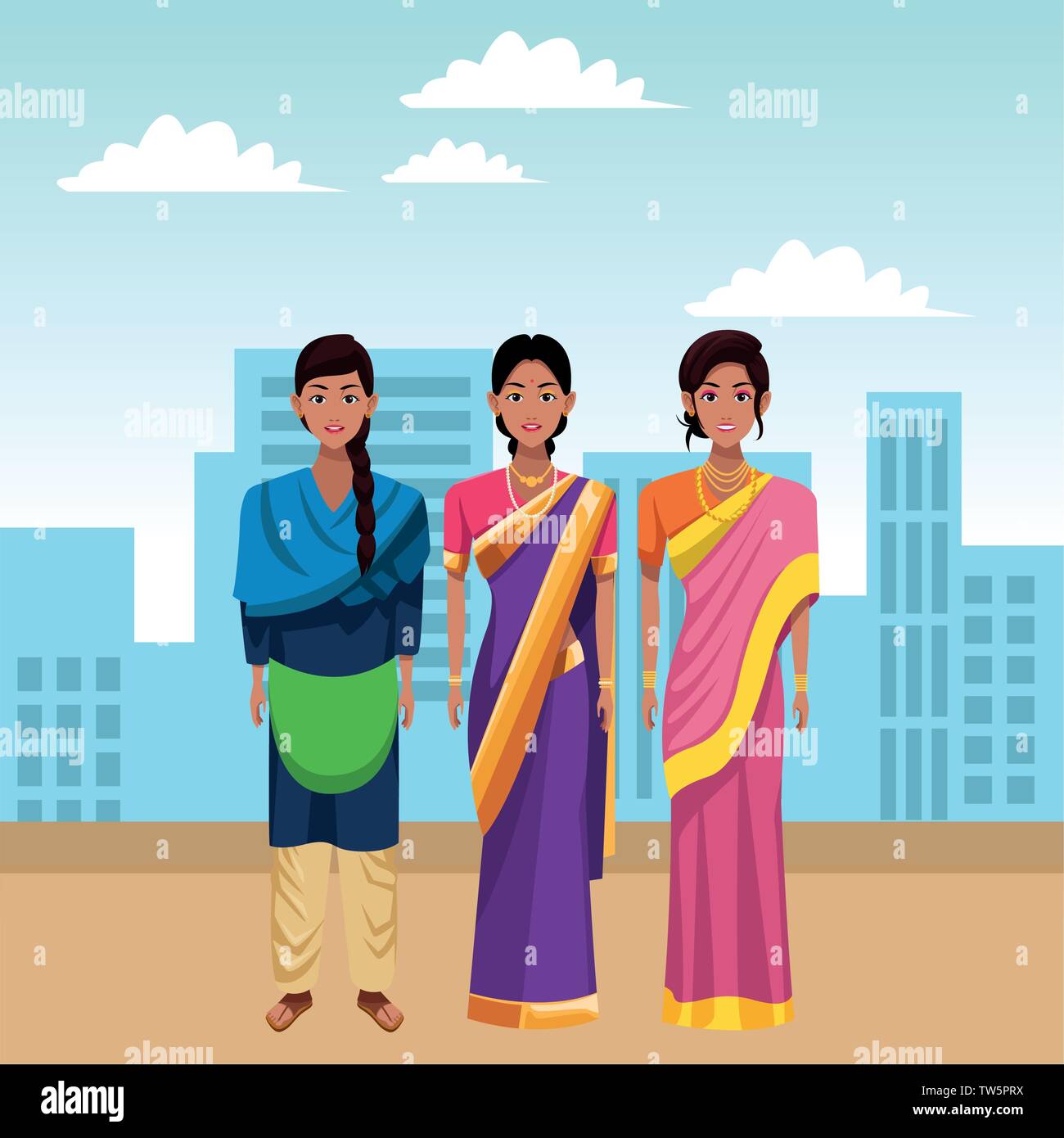 indian woman avatar cartoon character Stock Vector Image & Art - Alamy