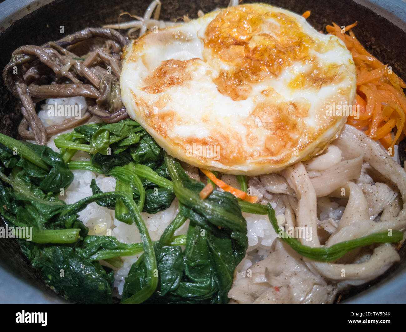 Yeongyang dolsotbap (hot stone pot rice dish)