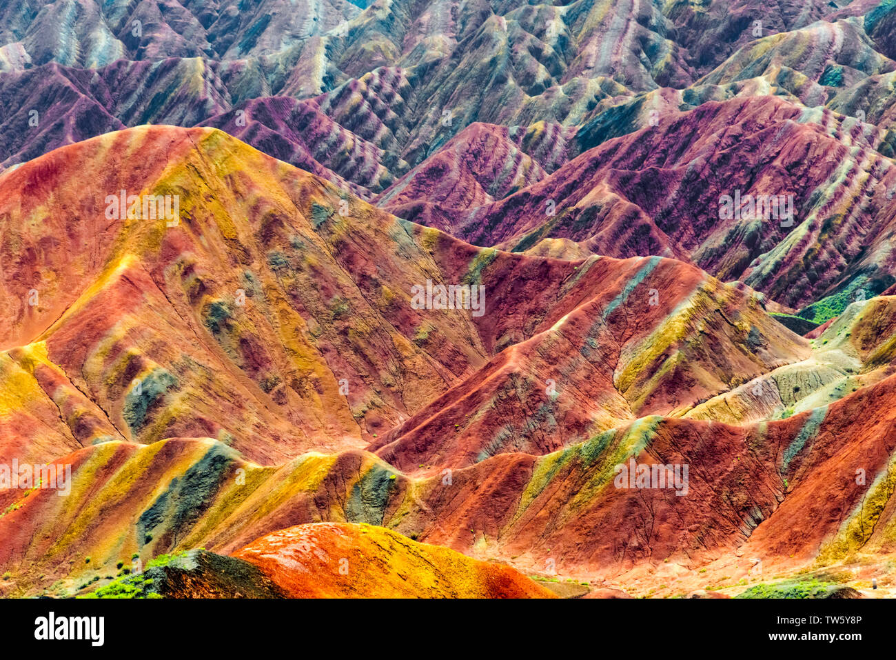 Zhangye national geopark hi-res stock photography and images - Alamy