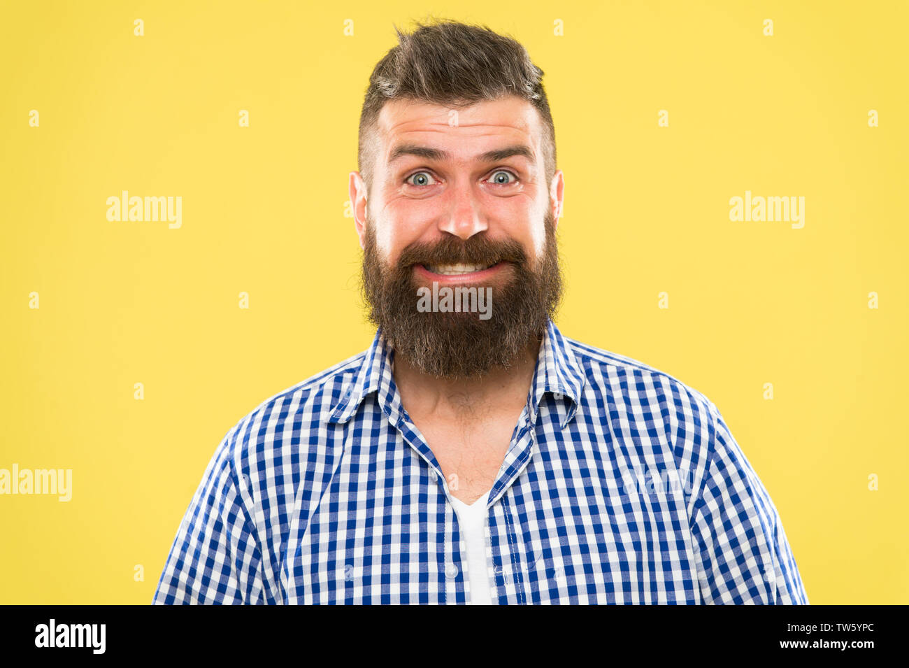 Because Everyone Deserves To Smile Happy Man On Yellow Background