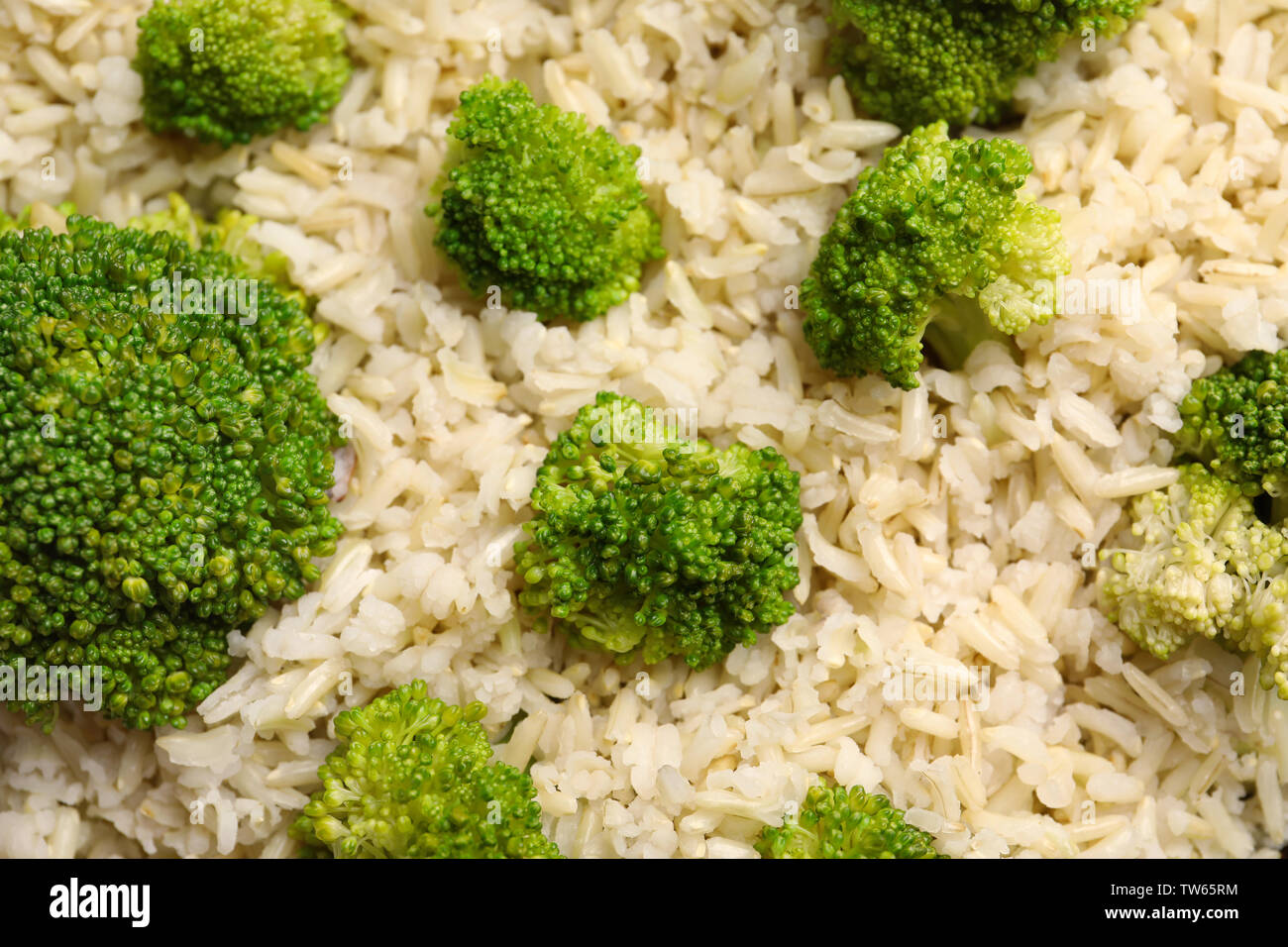 Brown rice vegetables broccoli hi-res stock photography and images - Alamy