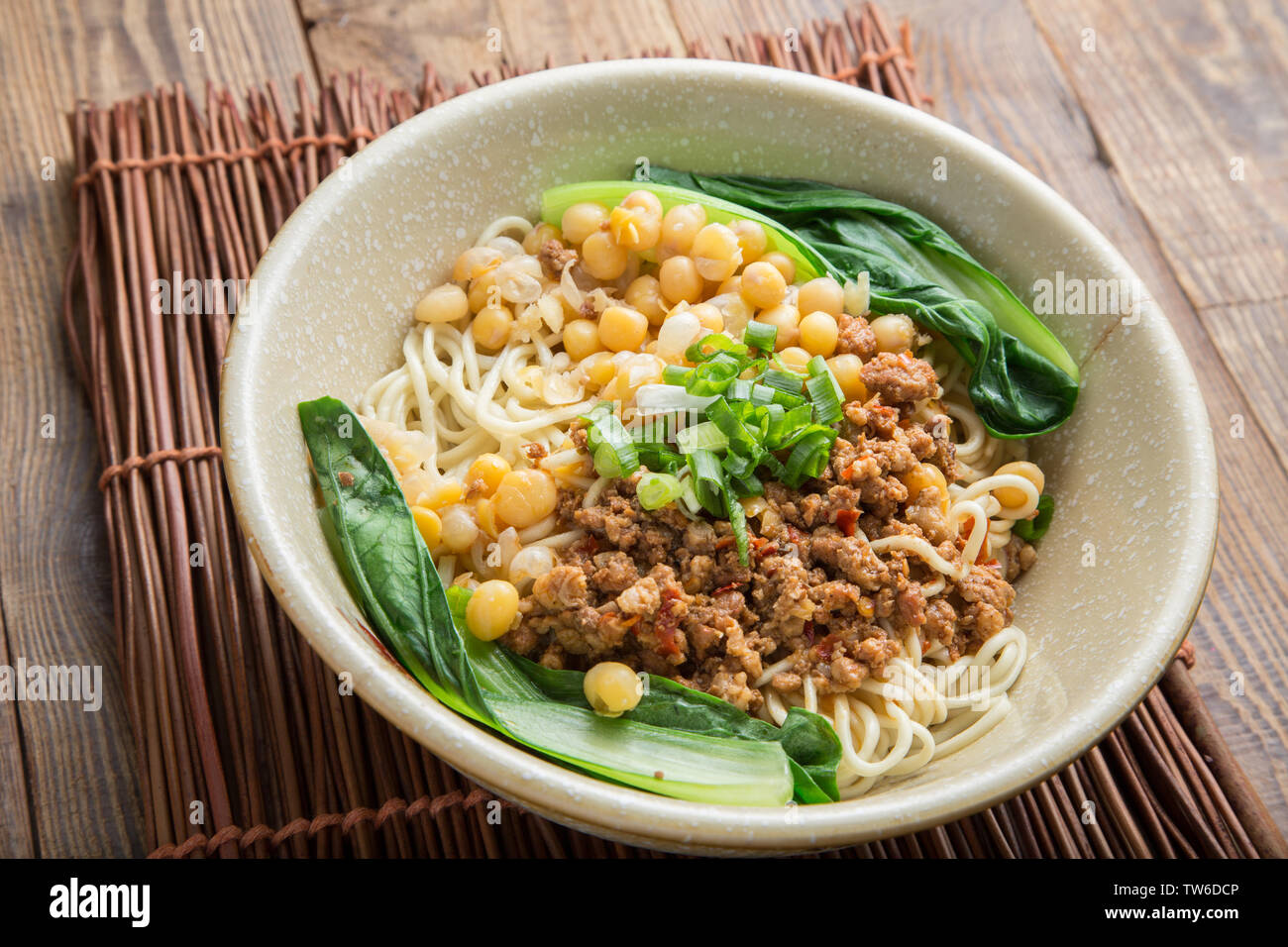 Bean soy noodles Stock Photo Alamy
