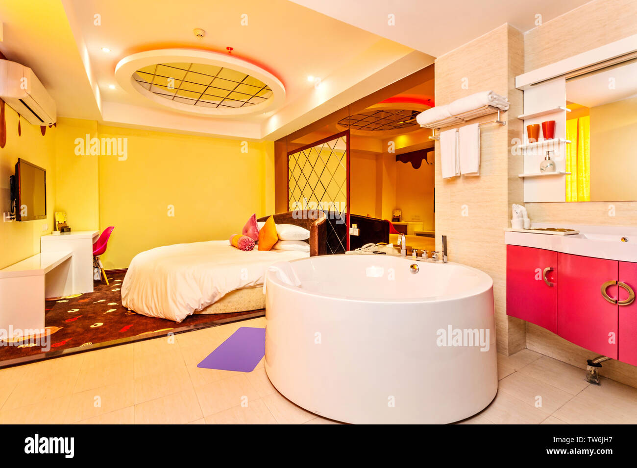 Interior of hotel Stock Photo - Alamy