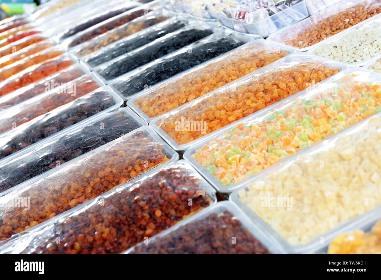 Box delicious candied fruits hi-res stock photography and images - Alamy