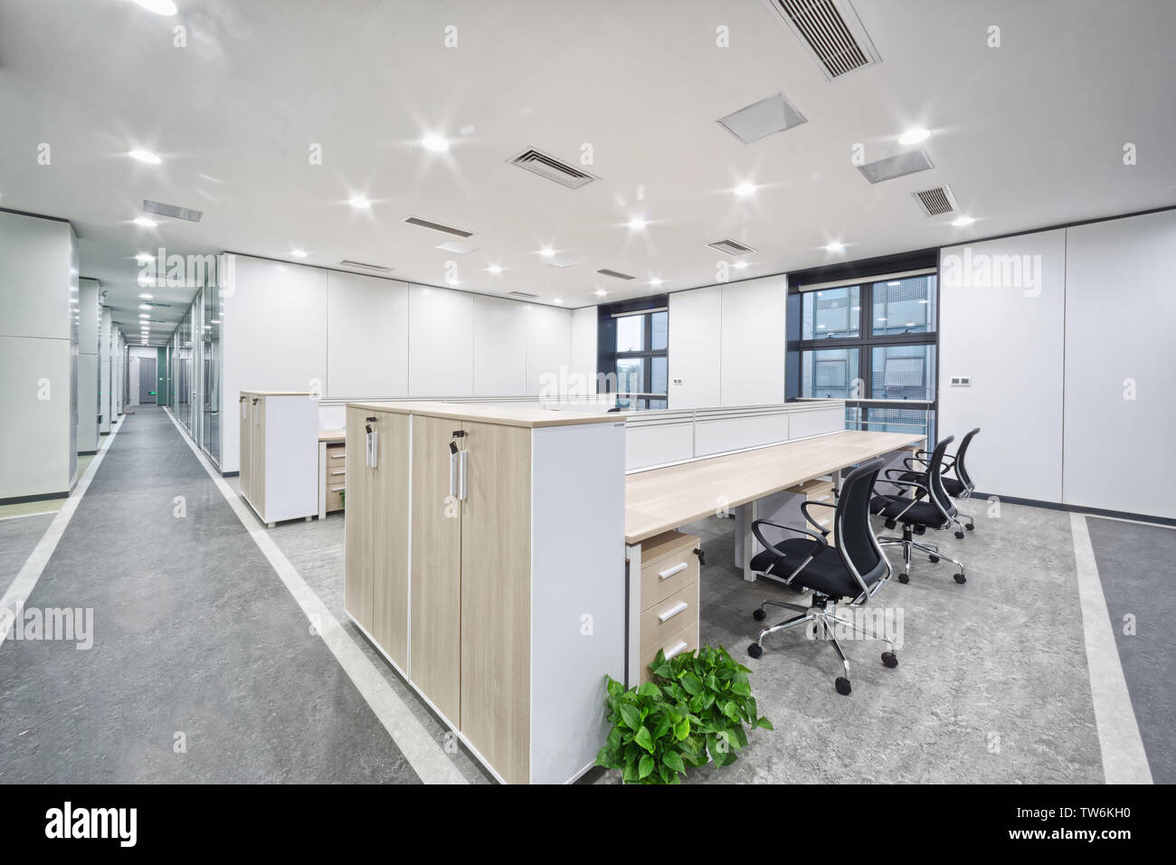 Modern office interior Stock Photo - Alamy