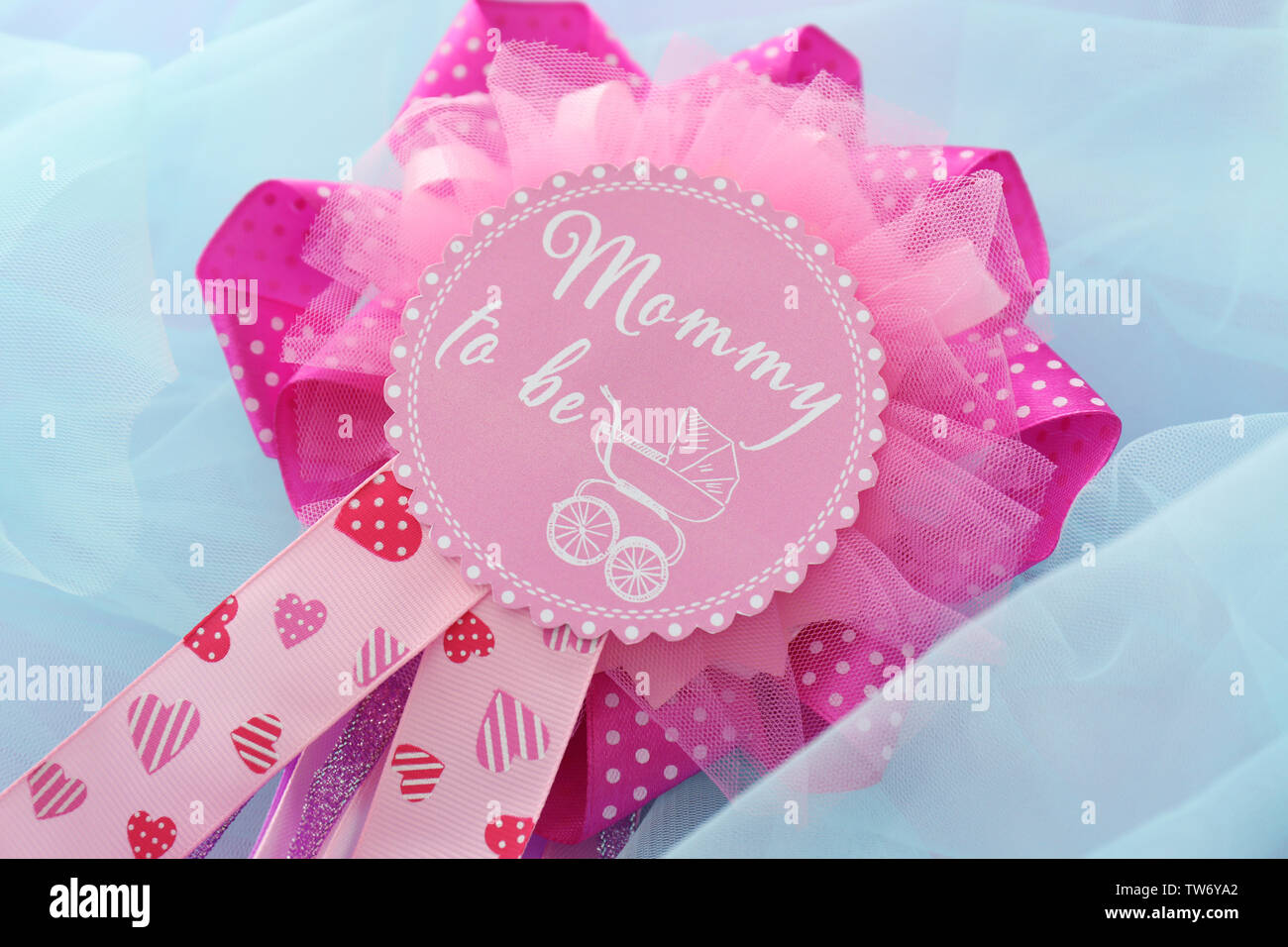 Award ribbon for baby shower party Stock Photo by ©belchonock 172529828