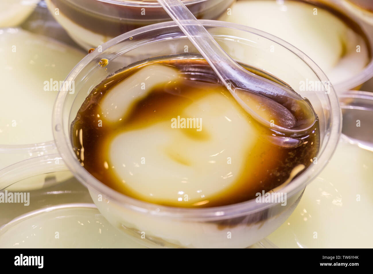 Spicy brine chicken tofu brain bean curd brain hi-res stock photography