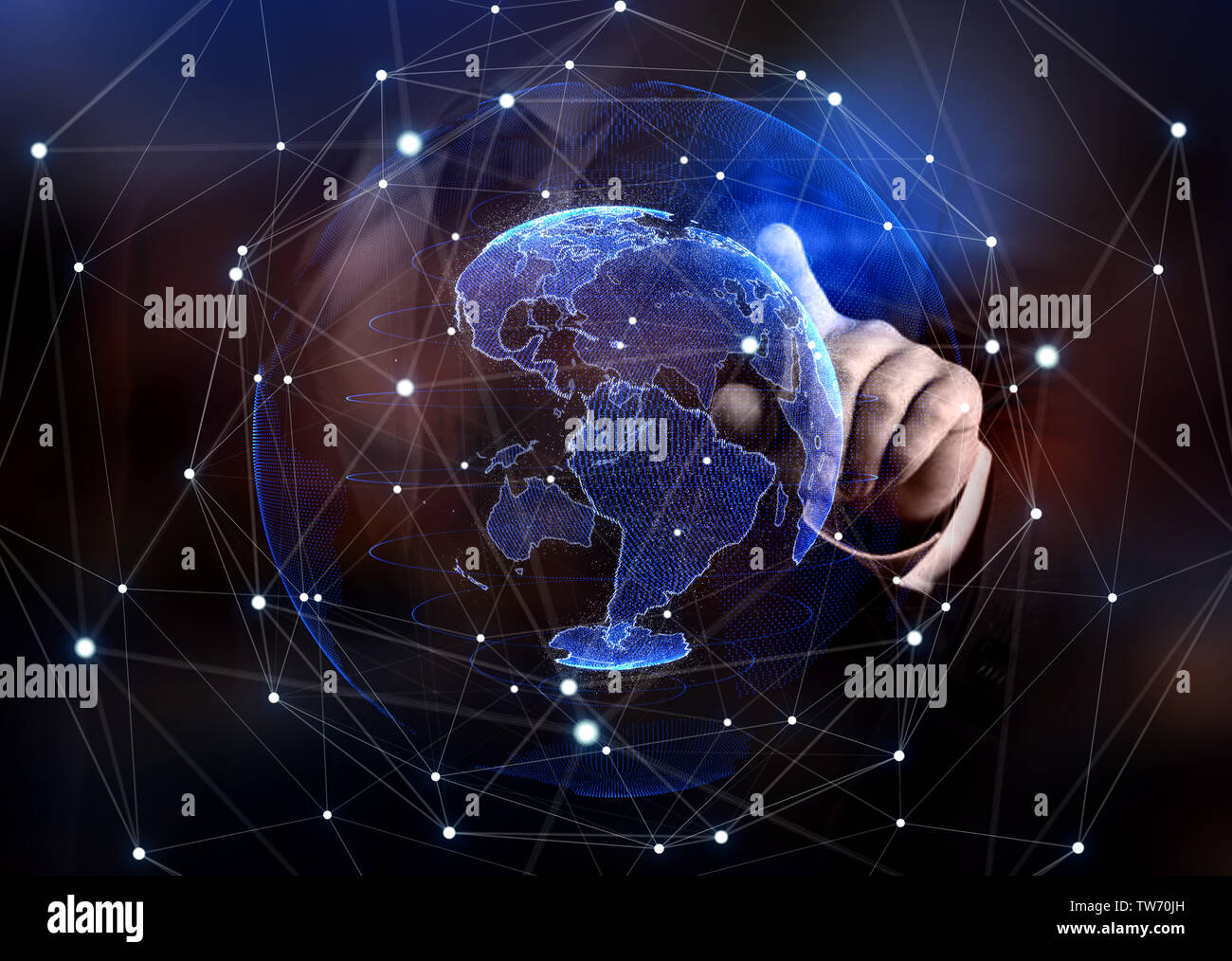 Tech big data Stock Photo Alamy
