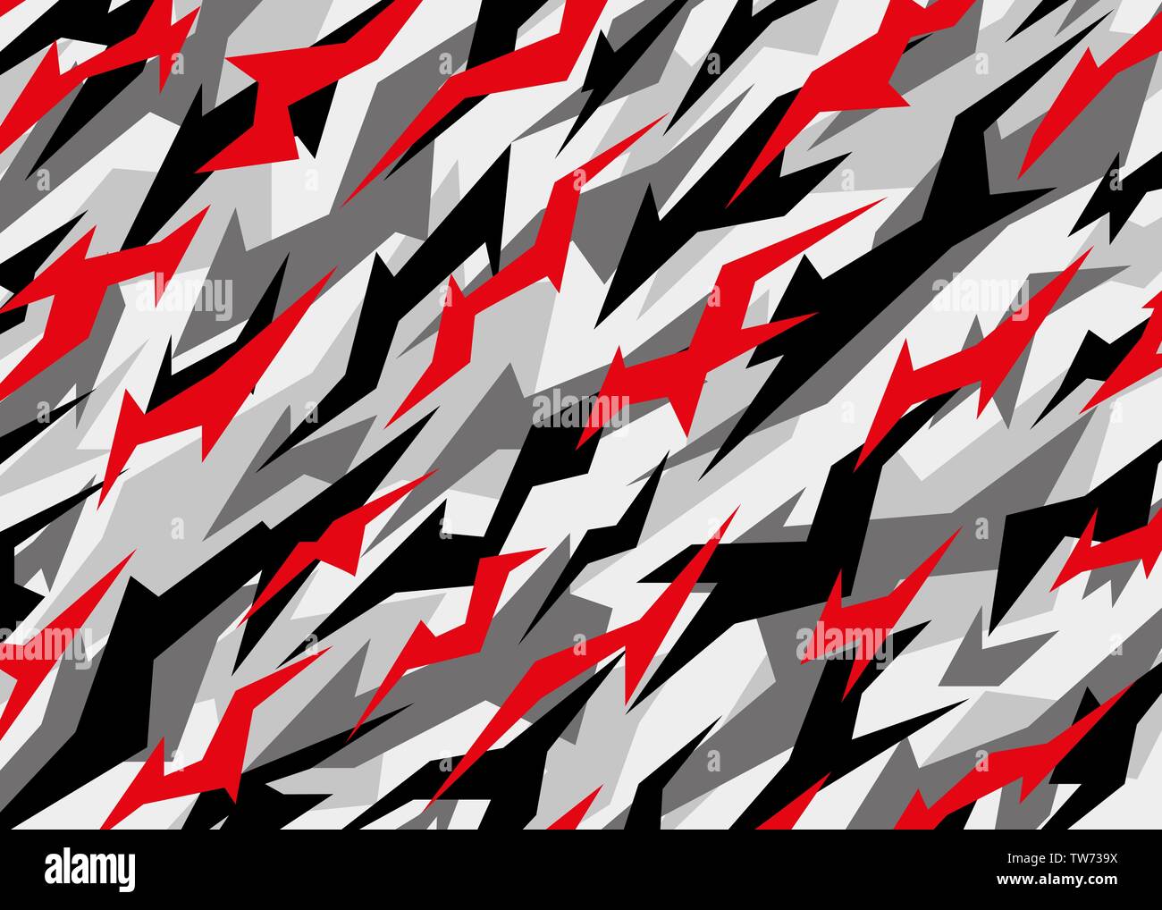 Grey camouflage pattern with red tones. Modern abstract camo Vector background illustration for web, banner, backdrop, graphic or surface design use Stock Vector