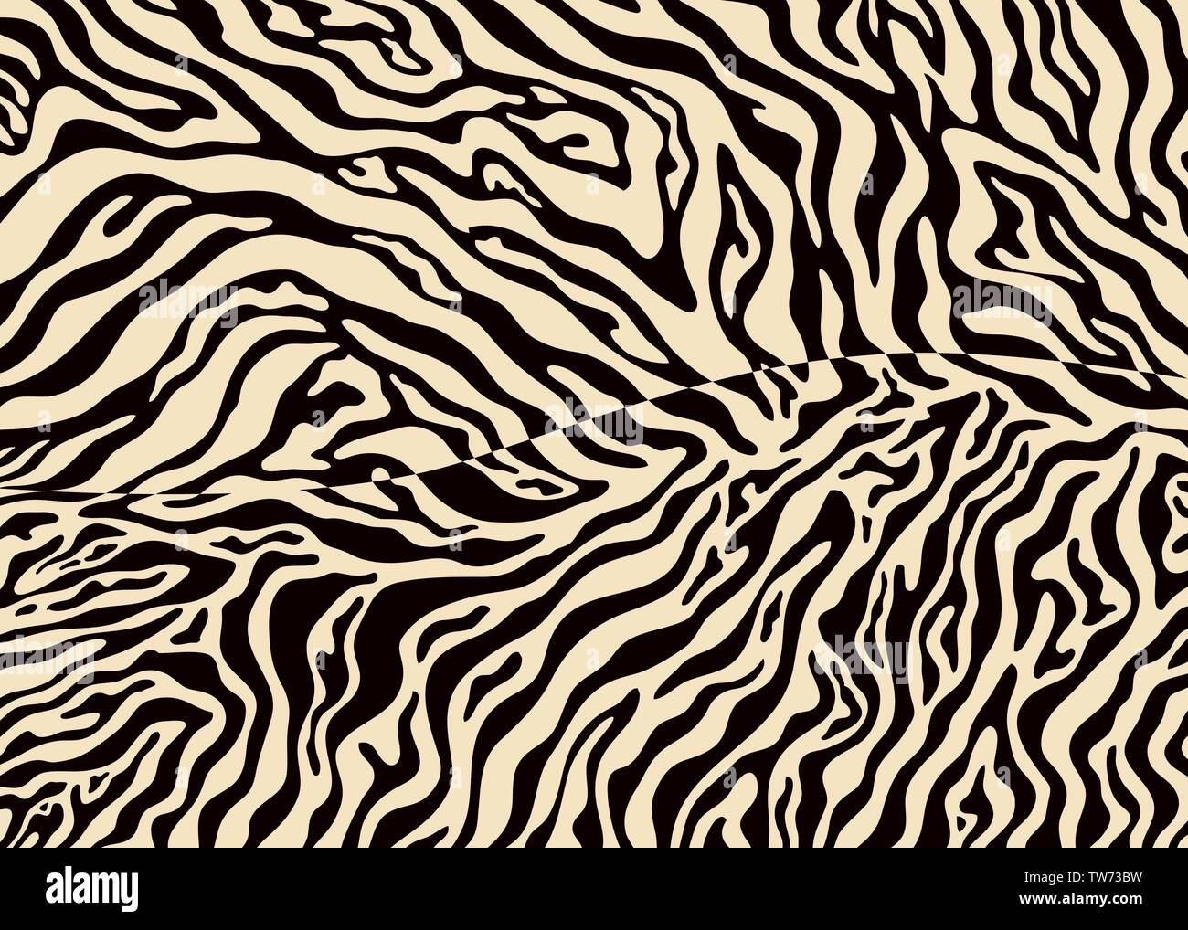 Zebra skin pattern design. Abstract animal print vector illustration ...