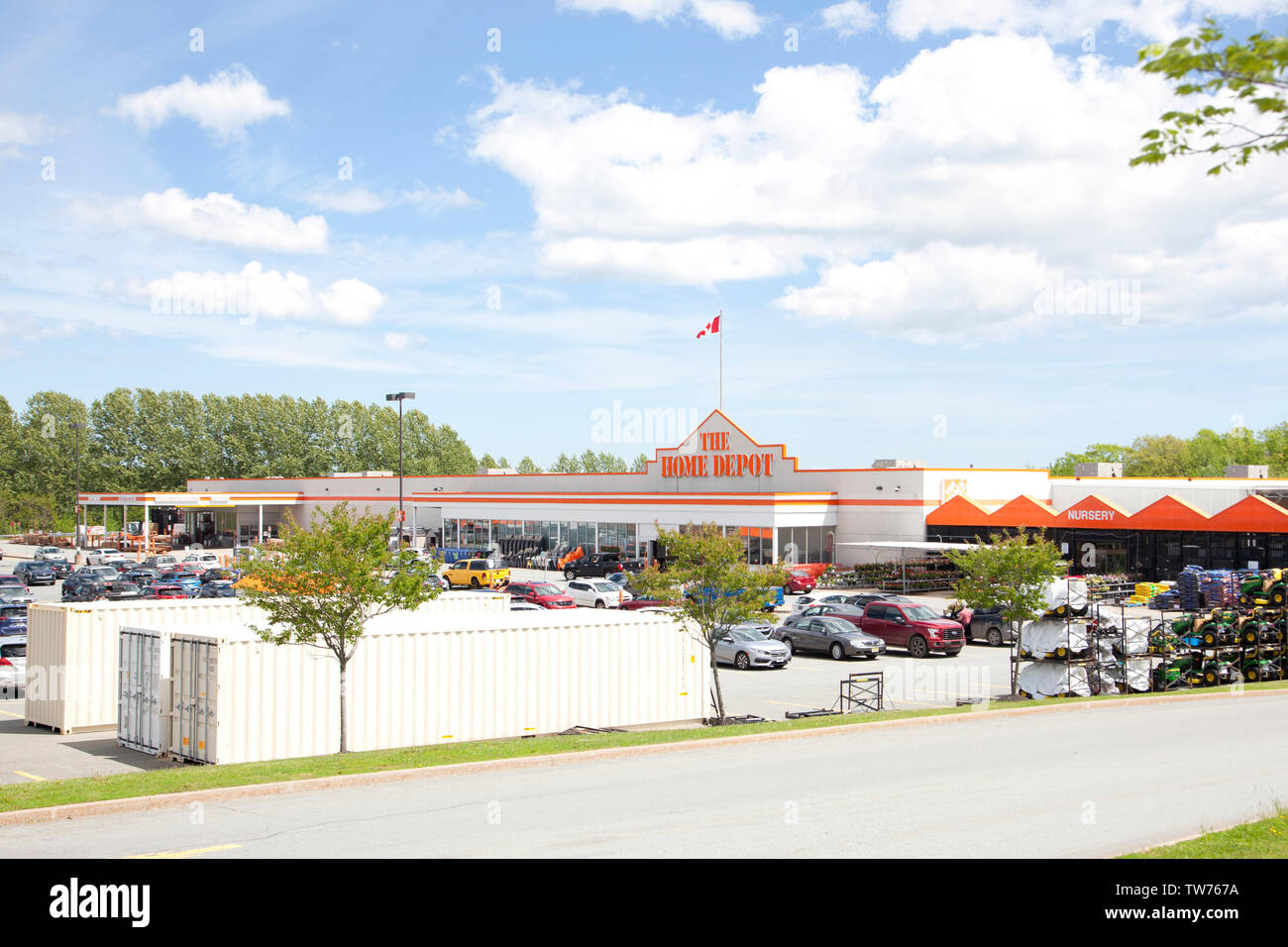 Dartmouth, Nova Scotia, Canada- June 15, 2019: Home Depot in Dartmouth Crossing Stock Photo