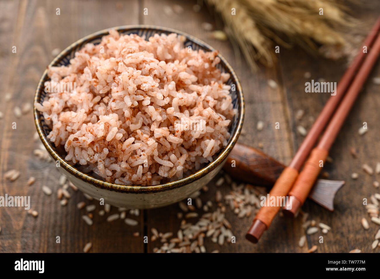 Red rice grain Stock Photo Alamy