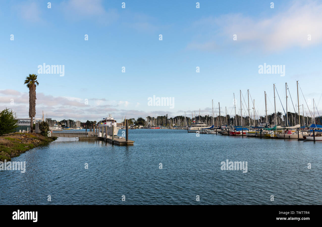 Boats at marina. Berkeley, California, USA. Stock Photo