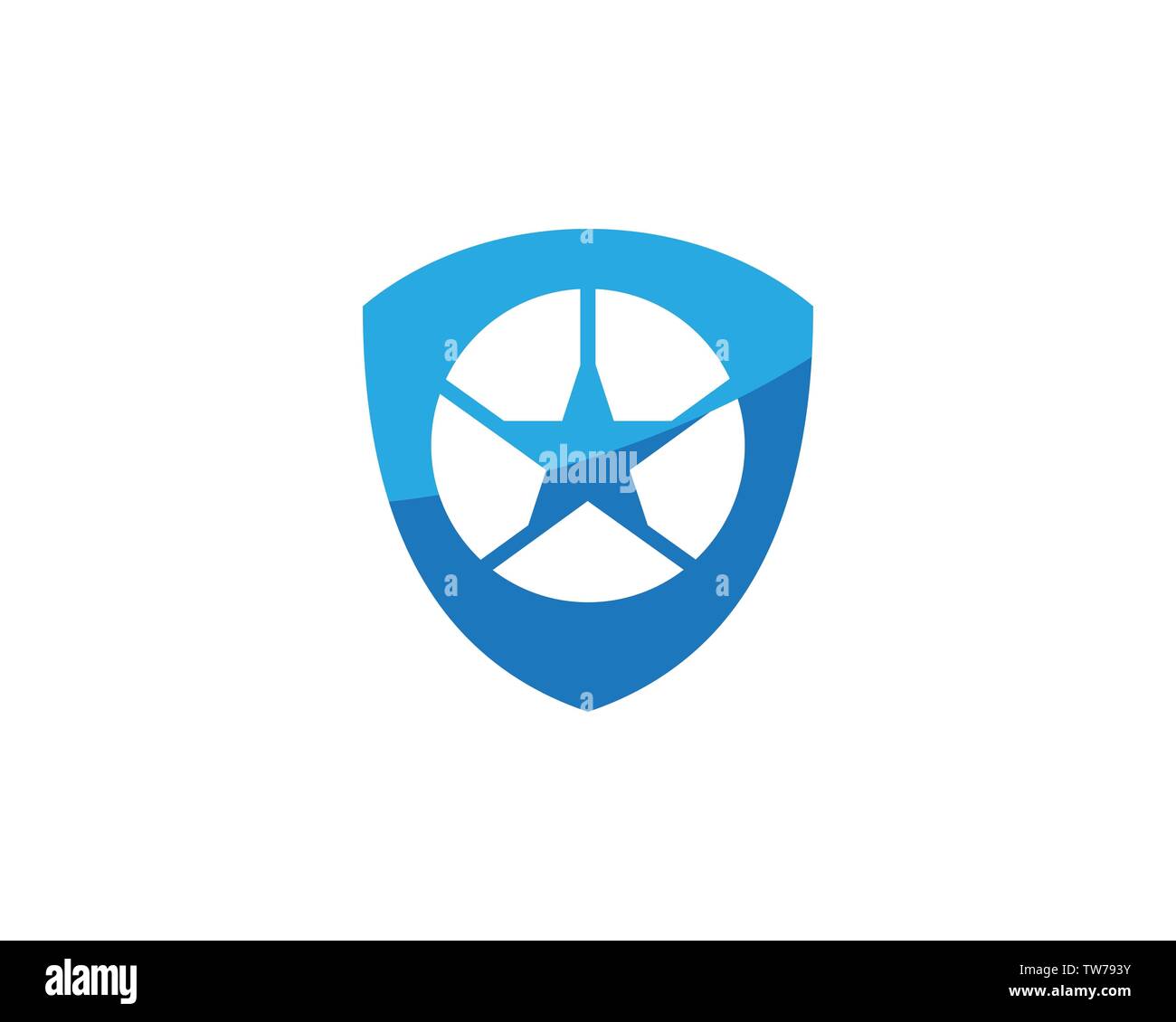 shield vector illustration design template Stock Vector Image & Art - Alamy