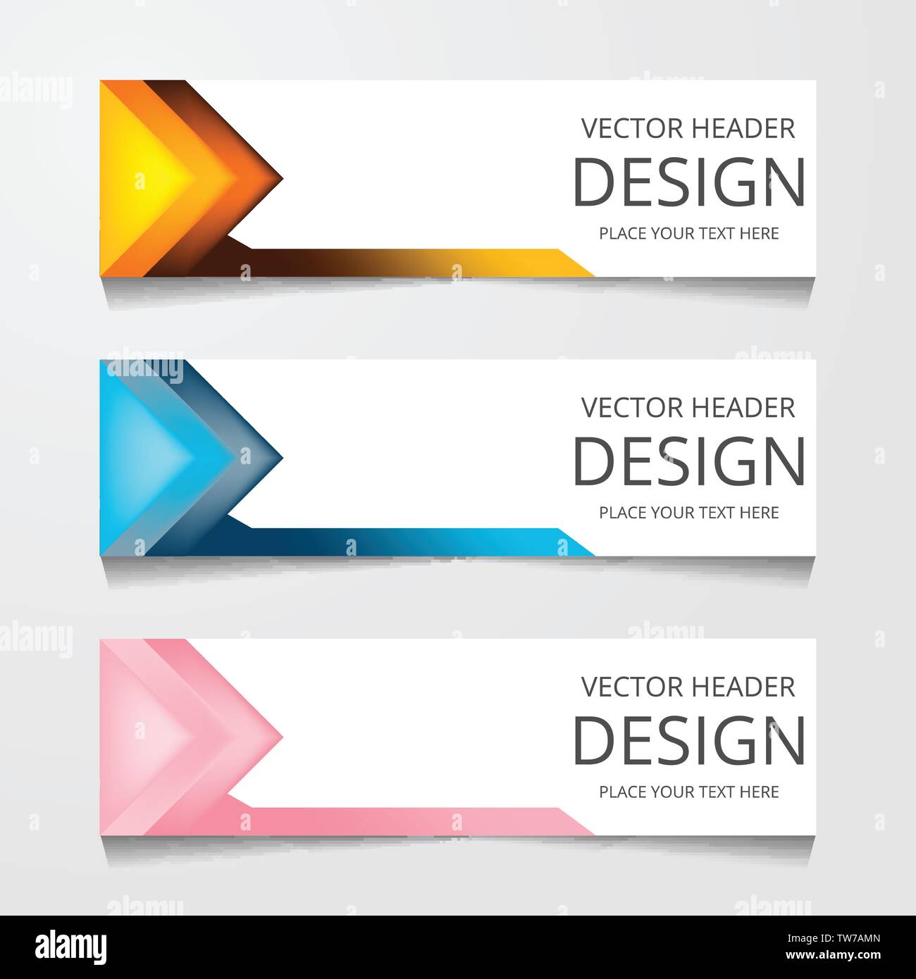 Abstract Web banner design background or header Templates Stock Vector ...