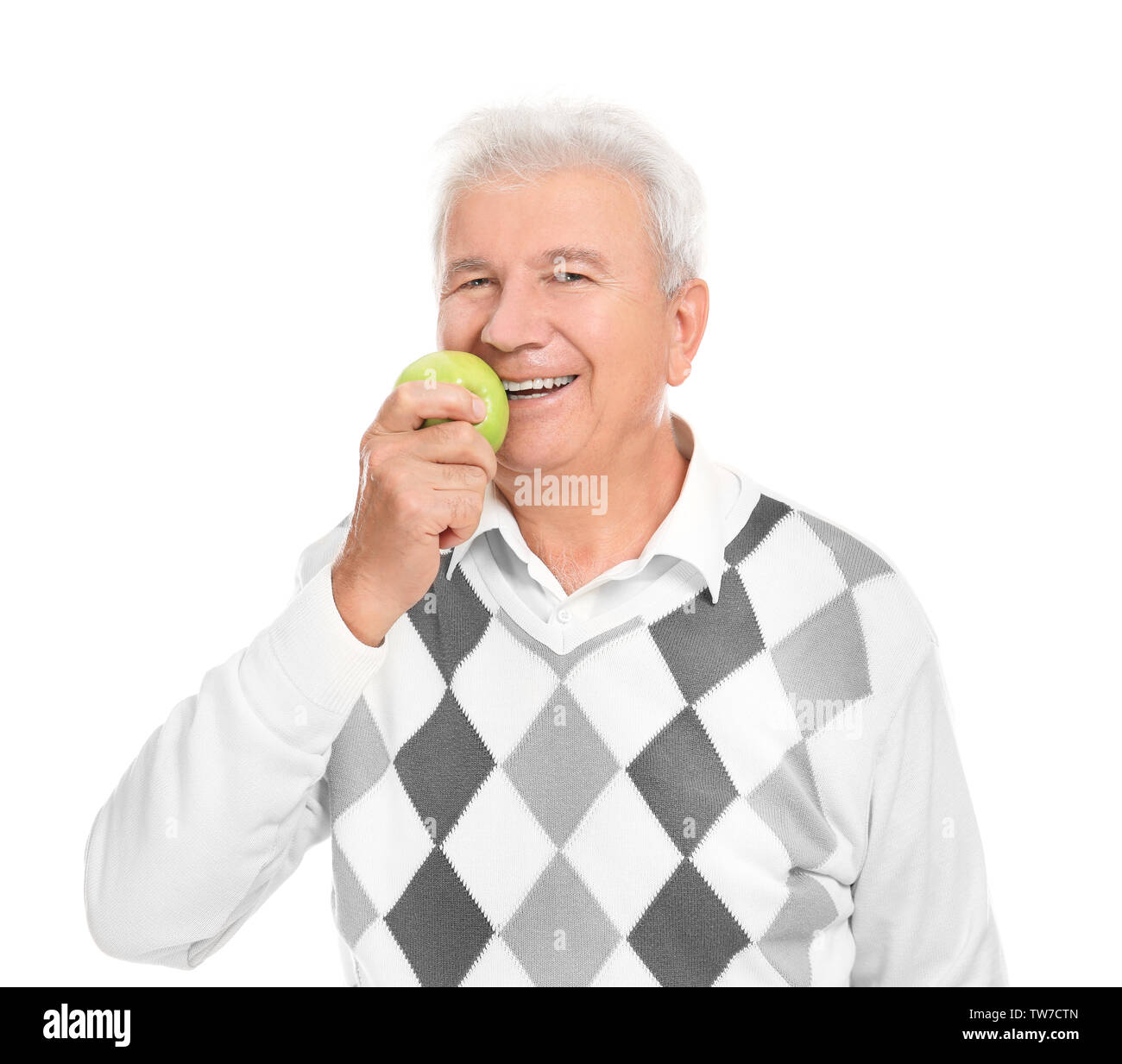 White slim elderly man hi-res stock photography and images - Alamy