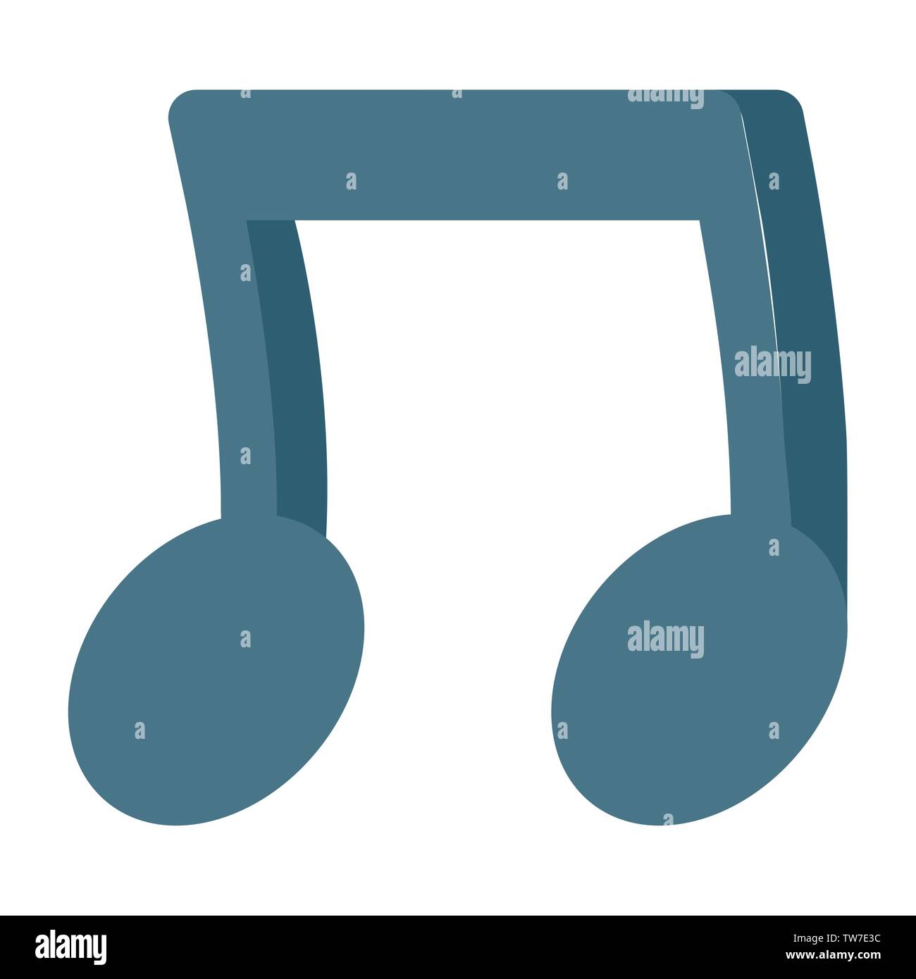 music note figure isolated icon Stock Vector Image & Art - Alamy