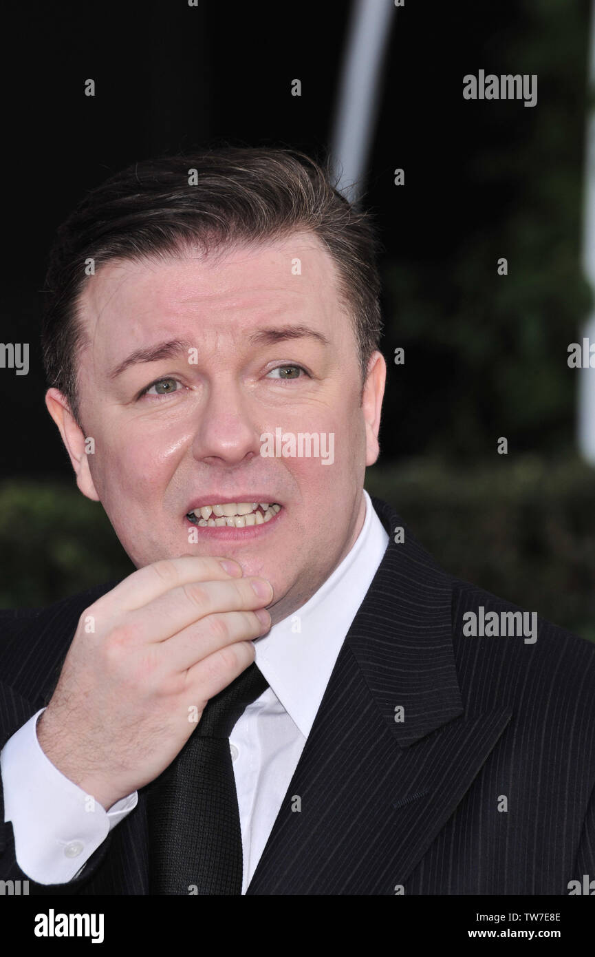LOS ANGELES, CA. January 27, 2008: Ricky Gervais at the 14th Annual