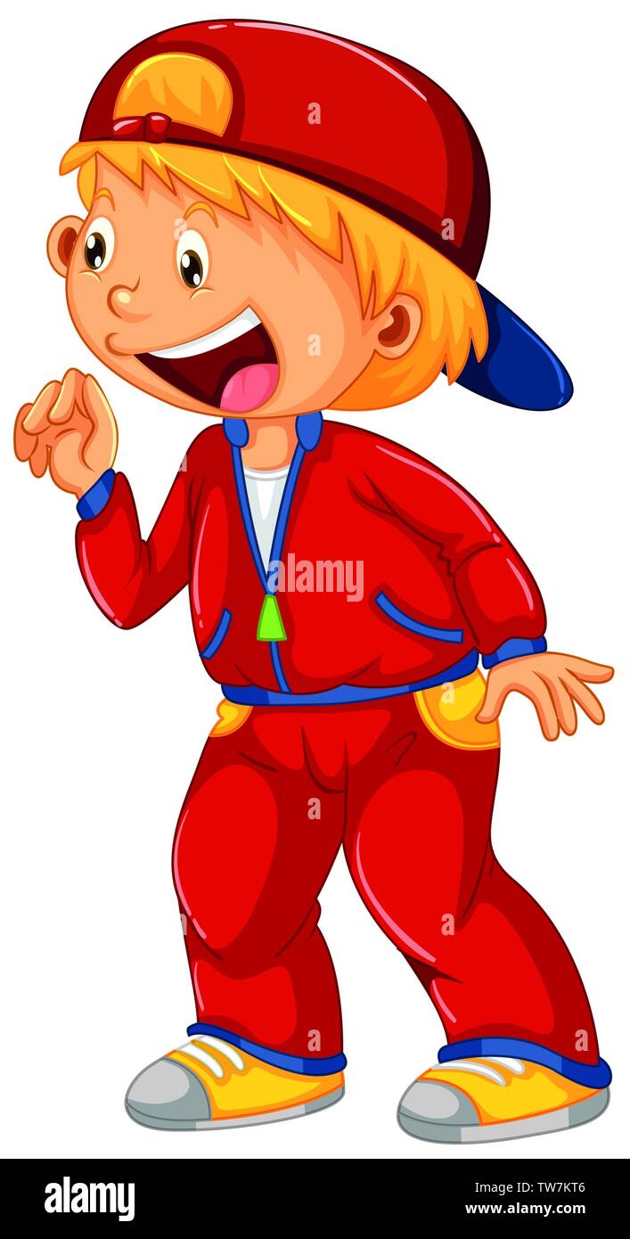 A cute boy character illustration Stock Vector Image & Art - Alamy
