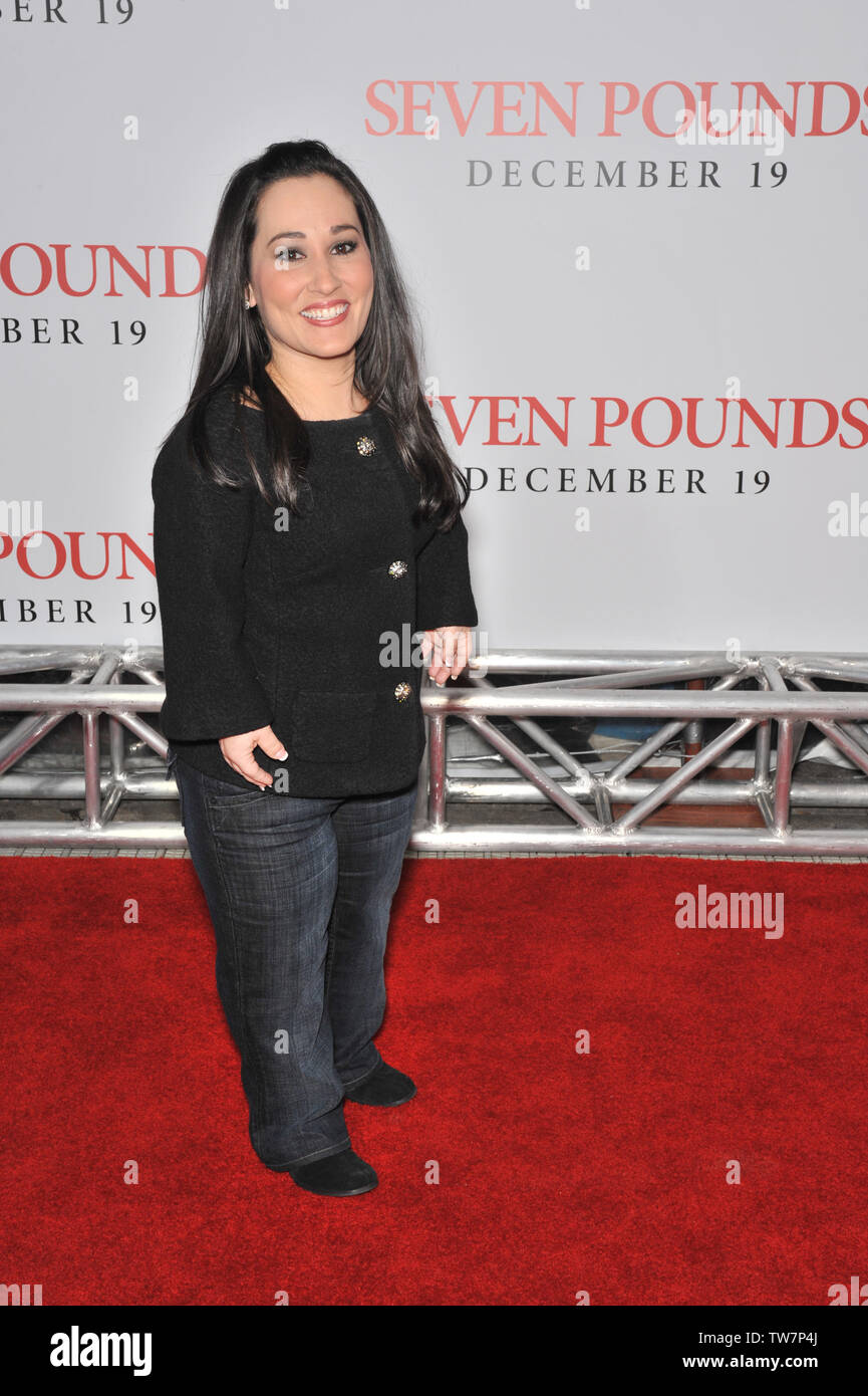 LOS ANGELES, CA. December 16, 2008: Meredith Eaton at the Los Angeles  premiere of Seven Pounds at Mann Village Theatre, Westwood. © 2008 Paul  Smith  Featureflash Stock Photo - Alamy
