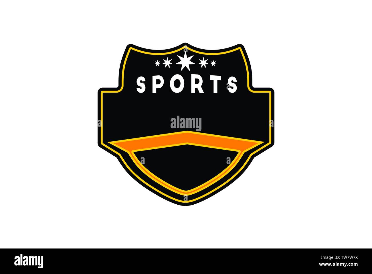 sport badge template logo Designs Inspiration Isolated on White