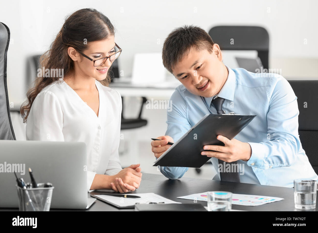 Client managers hi-res stock photography and images - Alamy