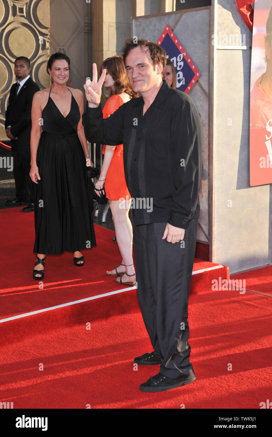 LOS ANGELES, CA. July 24, 2008: Quentin Tarantino at the world premiere of 'Swing Vote' at the El Capitan Theatre, Hollywood. © 2008 Paul Smith / Featureflash Stock Photo
