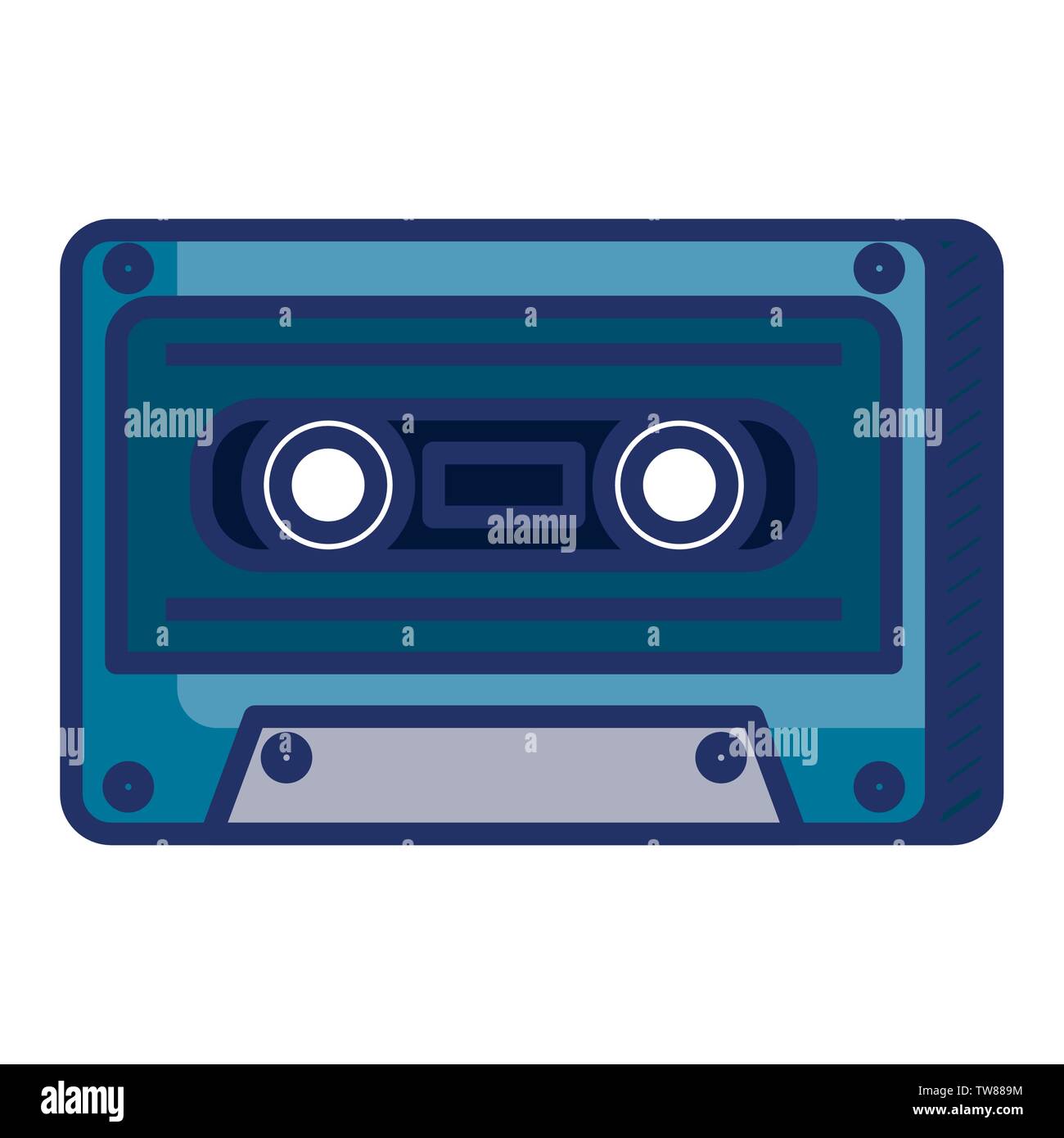 audio cassette record musical icon Stock Vector Image & Art - Alamy